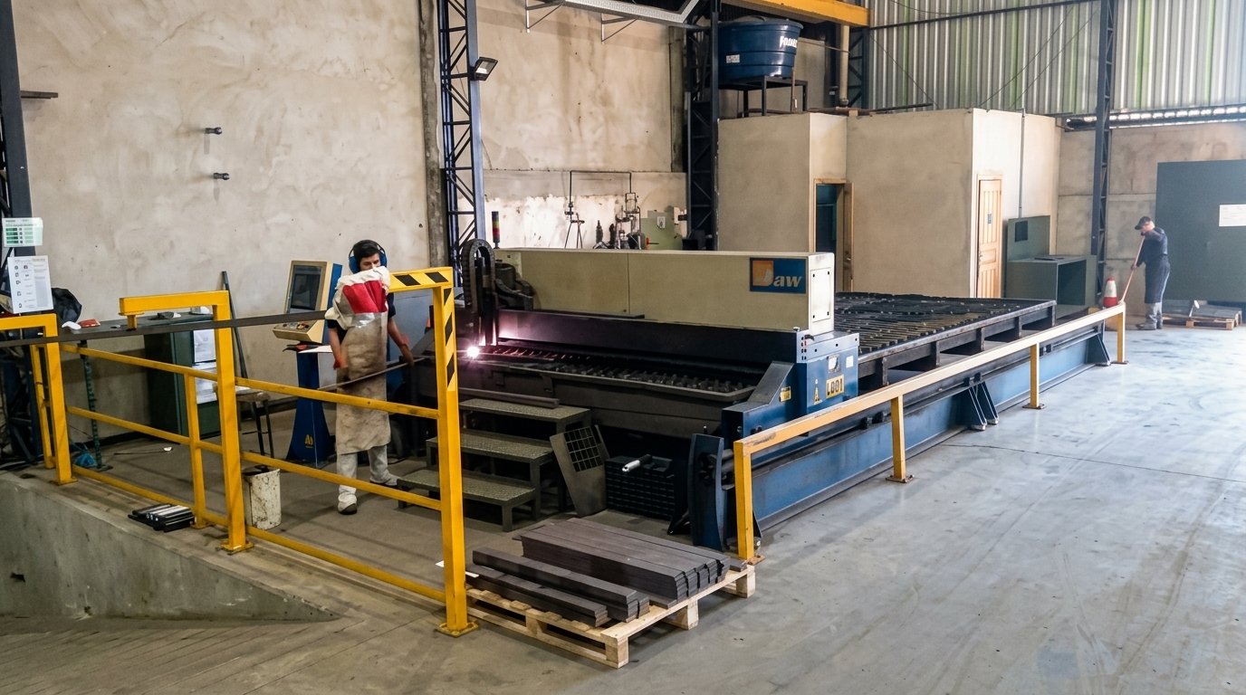 Calandra Industrial para Conformação Cilíndrica e Cônica