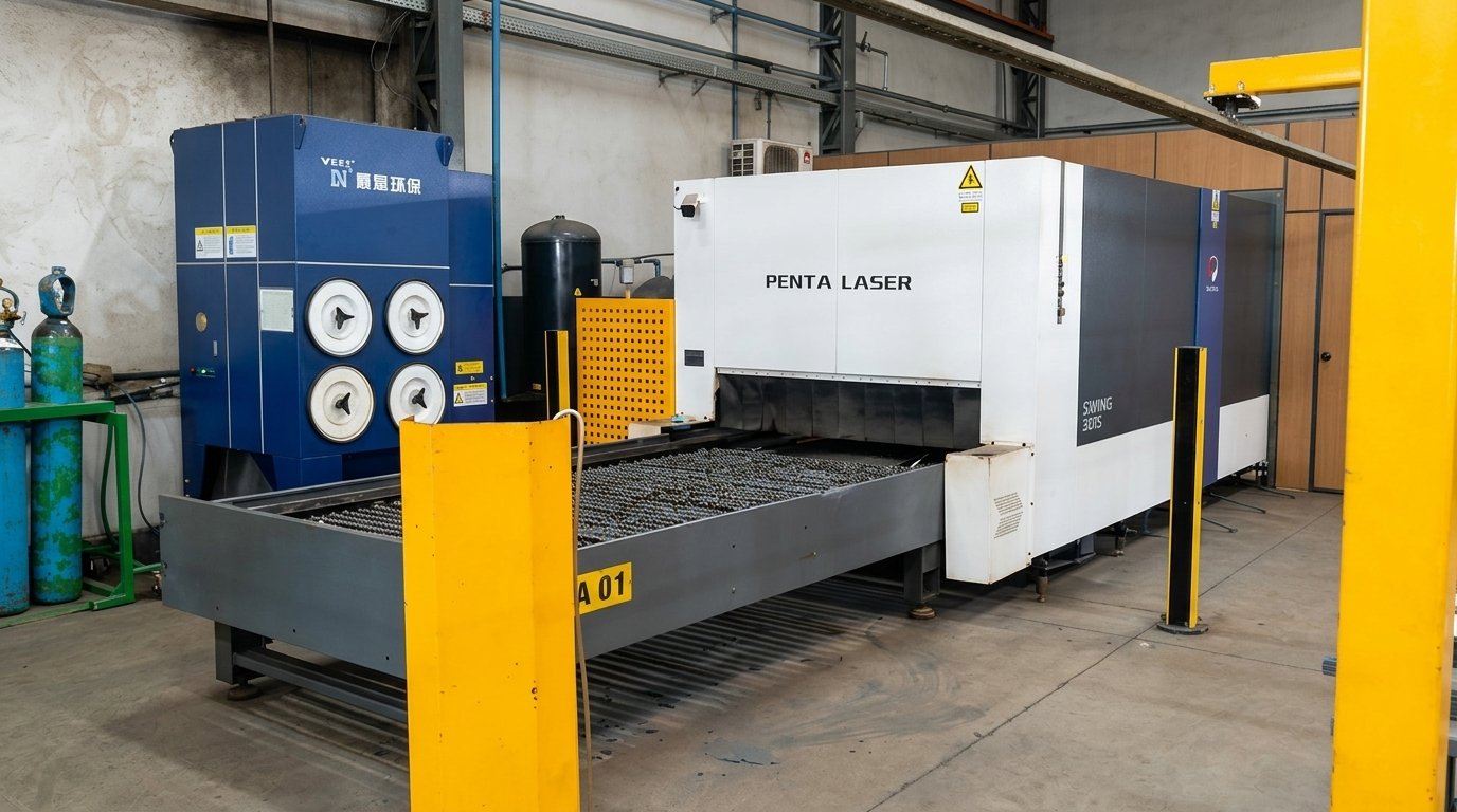 Célula Automatizada de Solda Robótica Industrial