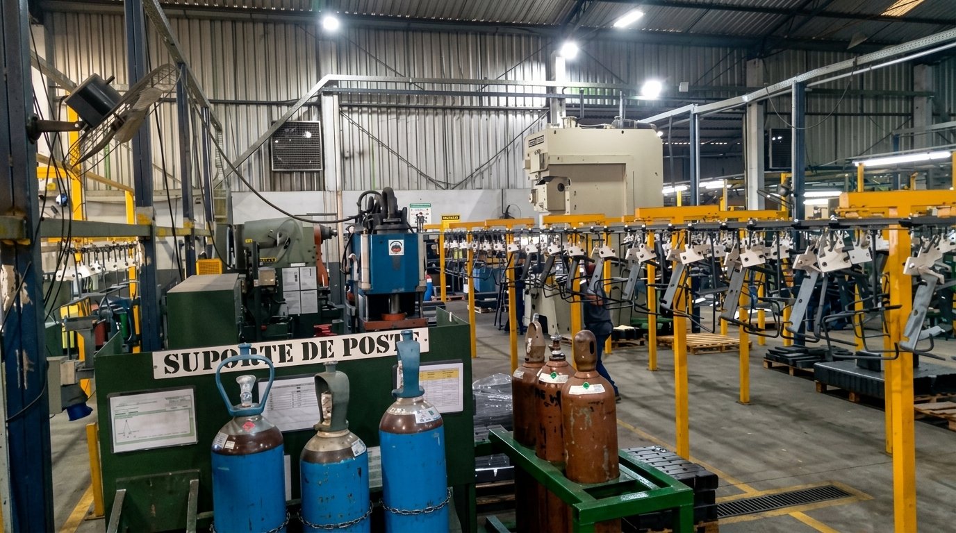 Bancada de testes de tanques