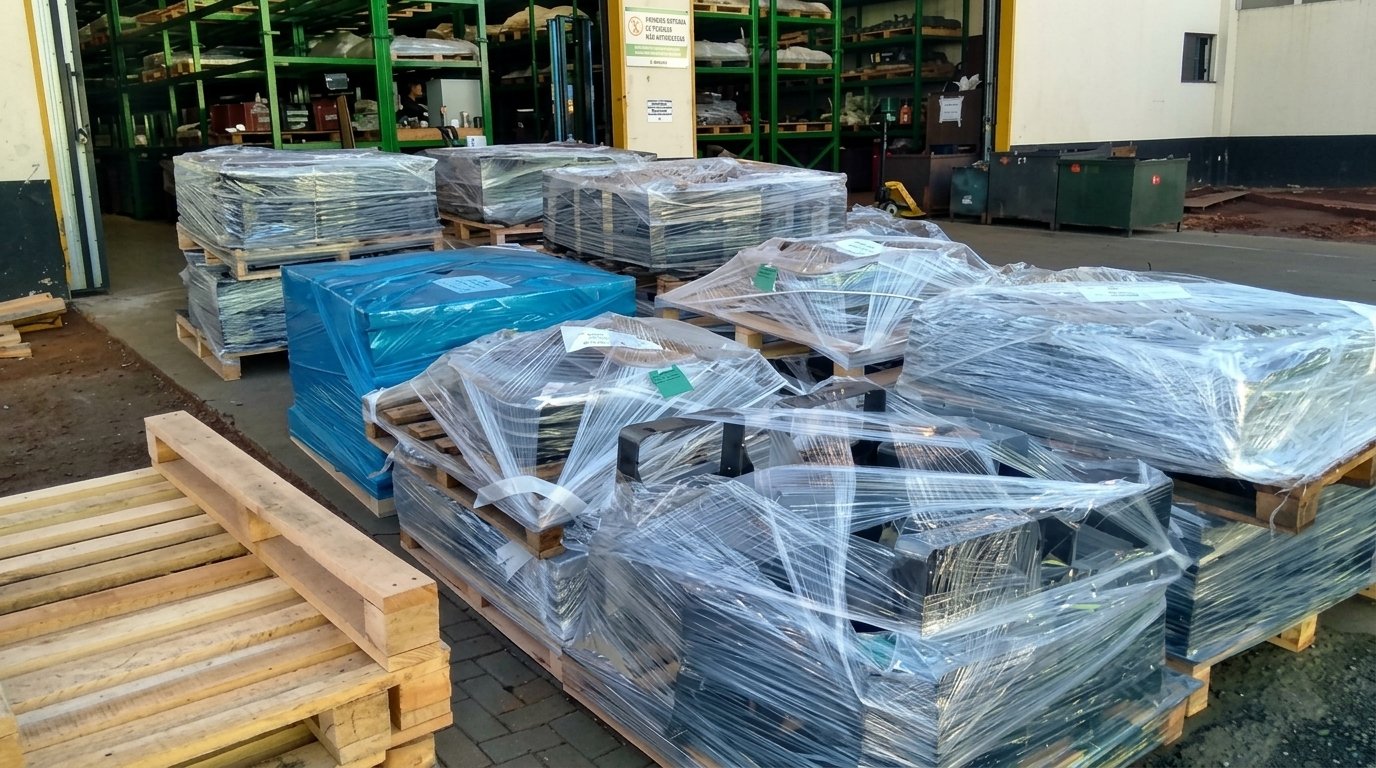 Lote de tanques de combustível finalizados prontos para envio