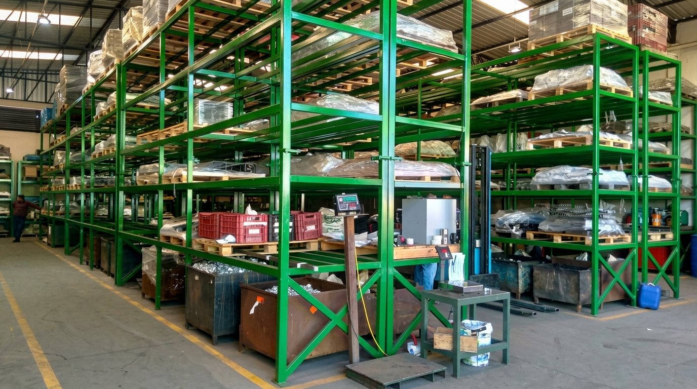 Separação de pedidos e controle logístico da fábrica