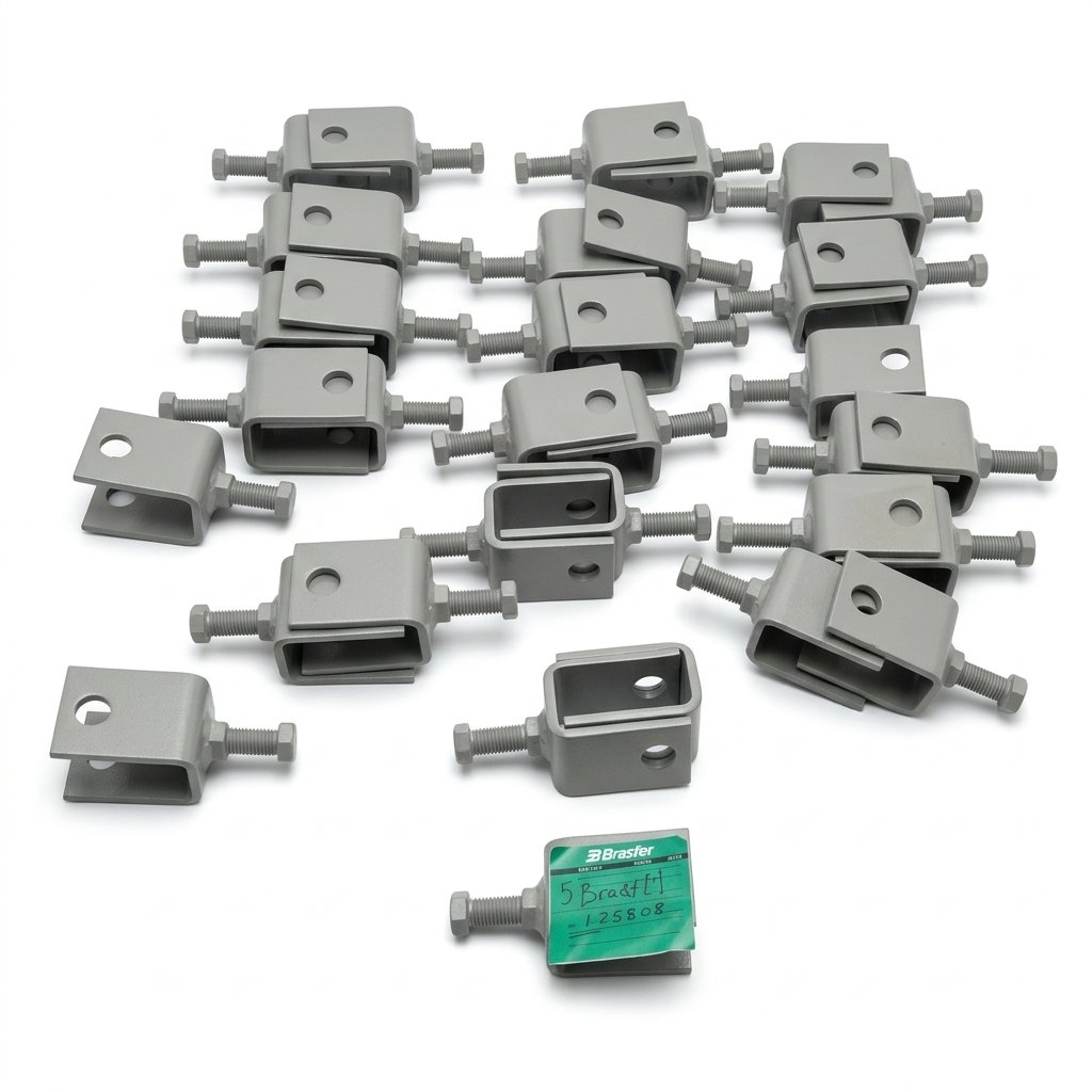 Conjunto de Suportes e Grampos Metálicos Brasfer